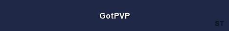 GotPVP Server Banner