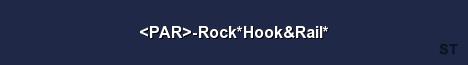 PAR Rock Hook Rail Server Banner