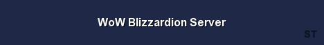 WoW Blizzardion Server Server Banner