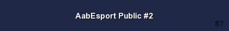 AabEsport Public 2 Server Banner