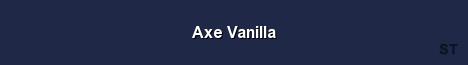 Axe Vanilla 