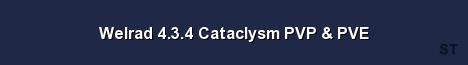 Welrad 4 3 4 Cataclysm PVP PVE Server Banner