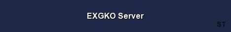 EXGKO Server Server Banner