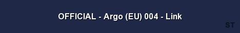 OFFICIAL Argo EU 004 Link 