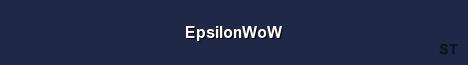 EpsilonWoW Server Banner