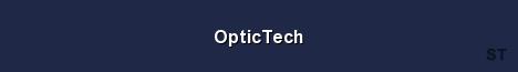 OpticTech Server Banner
