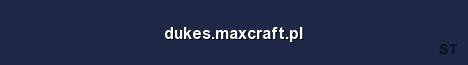dukes maxcraft pl Server Banner