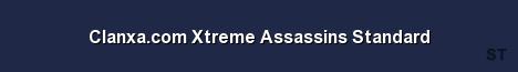 Clanxa com Xtreme Assassins Standard Server Banner