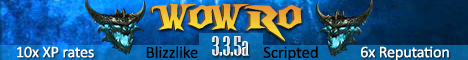 WoW RO Wotlk TBC Server Banner