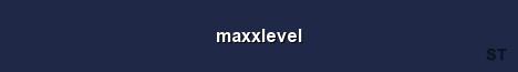 maxxlevel Server Banner
