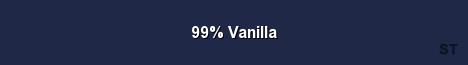 99 Vanilla Server Banner
