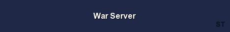 War Server Server Banner