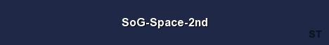 SoG Space 2nd Server Banner