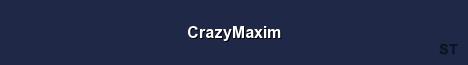 CrazyMaxim Server Banner