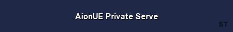 AionUE Private Serve Server Banner