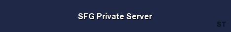 SFG Private Server 