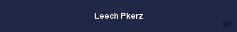 Leech Pkerz Server Banner