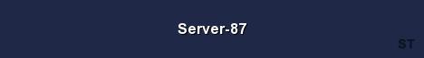 Server 87 