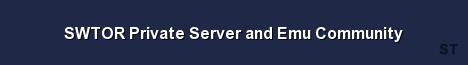 SWTOR Private Server and Emu Community Server Banner