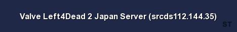 Valve Left4Dead 2 Japan Server srcds112 144 35 