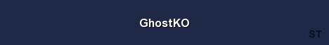GhostKO Server Banner