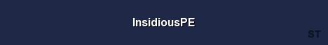 InsidiousPE Server Banner