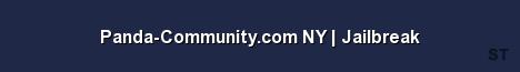 Panda Community com NY Jailbreak Server Banner