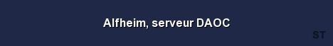 Alfheim serveur DAOC Server Banner