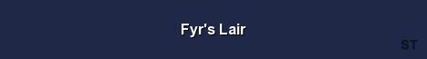 Fyr s Lair Server Banner
