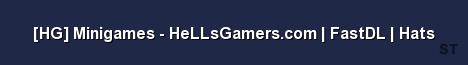 HG Minigames HeLLsGamers com FastDL Hats Server Banner