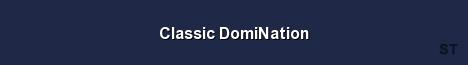 Classic DomiNation Server Banner