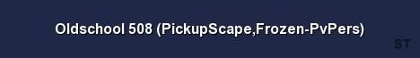 Oldschool 508 PickupScape Frozen PvPers Server Banner