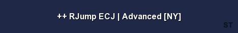 RJump ECJ Advanced NY Server Banner
