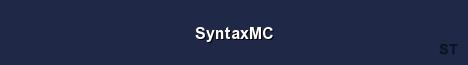 SyntaxMC Server Banner