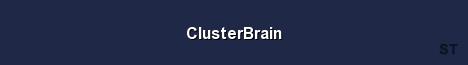 ClusterBrain Server Banner