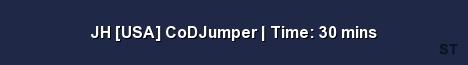 JH USA CoDJumper Time 30 mins Server Banner