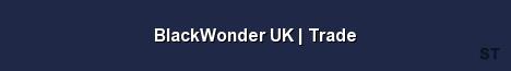 BlackWonder UK Trade Server Banner