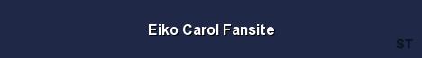 Eiko Carol Fansite Server Banner