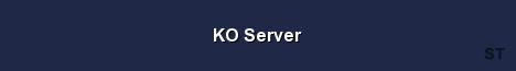 KO Server Server Banner