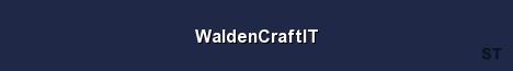 WaldenCraftIT Server Banner
