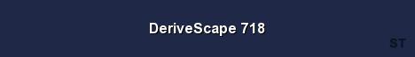 DeriveScape 718 Server Banner