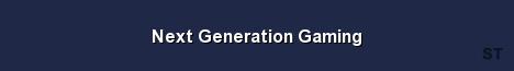 Next Generation Gaming Server Banner