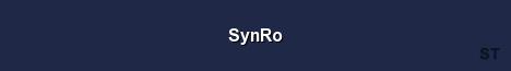 SynRo Server Banner