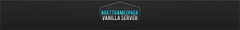 BrettGamezPack Vanilla Server Server Banner