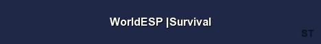 WorldESP Survival Server Banner