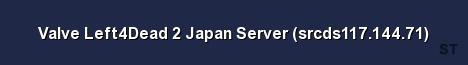 Valve Left4Dead 2 Japan Server srcds117 144 71 Server Banner