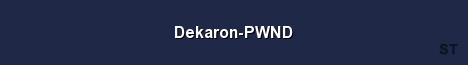 Dekaron PWND Server Banner