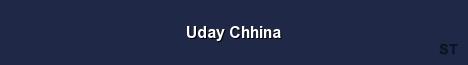 Uday Chhina Server Banner