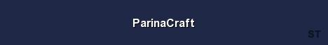 ParinaCraft Server Banner