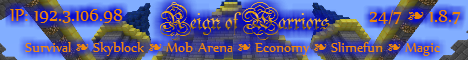 Reign of Warriors Server Banner